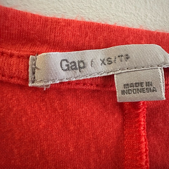 GAP Orange Maxi Dress Size XS - Picture 3 of 4